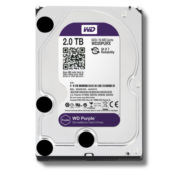 HDD Western Digital WD Purple 2 TB (WD10PURX) 3.0 WD20PURX