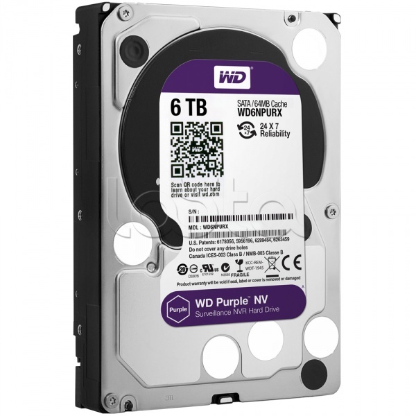 HDD Western Digital WD Purple 6 TB (WD10PURX) 3.0 WD60PURX
